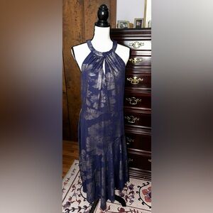 London Times Halter High/Low Dress - Size 14 NWT